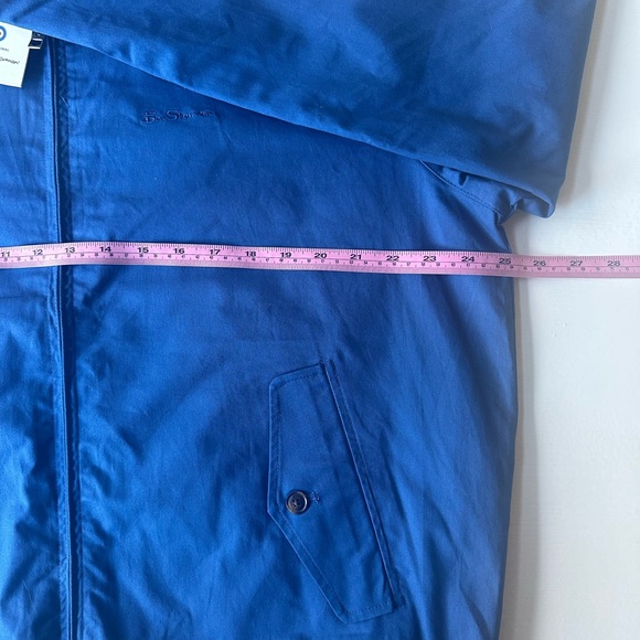 NWT Ben Sherman ,100%Cotton,True Blue Jacket with Plaid Lining - Picture 11 of 15